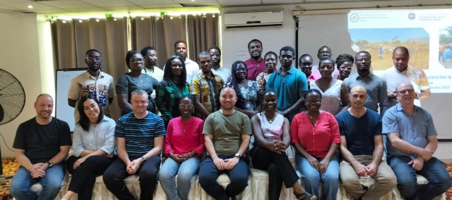 Capacity building workshop attendees in Accra, Ghana