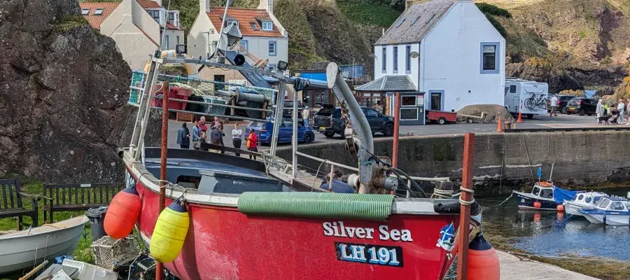 Fishing boat in harbour
