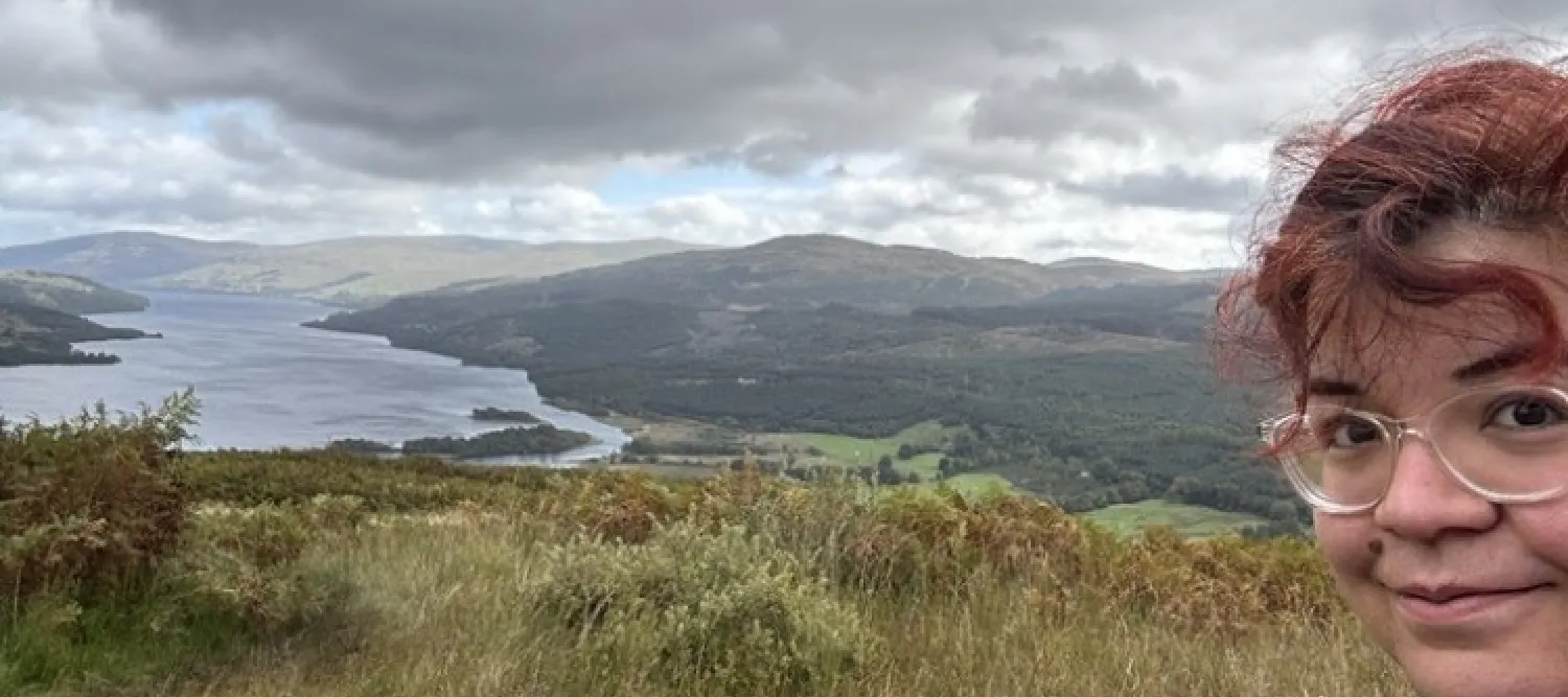 Uli outdoors in Scotland
