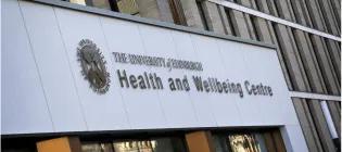 Extrerior of the University's Health and Wellbeing Centre