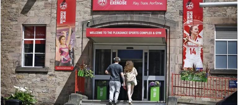 Extrerior of the University's Pleasance Sports Complex