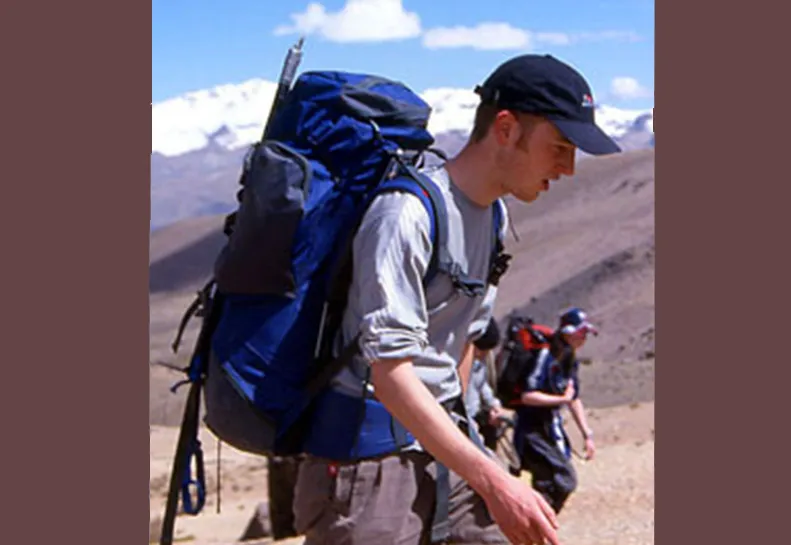 Image of climbers on a hill