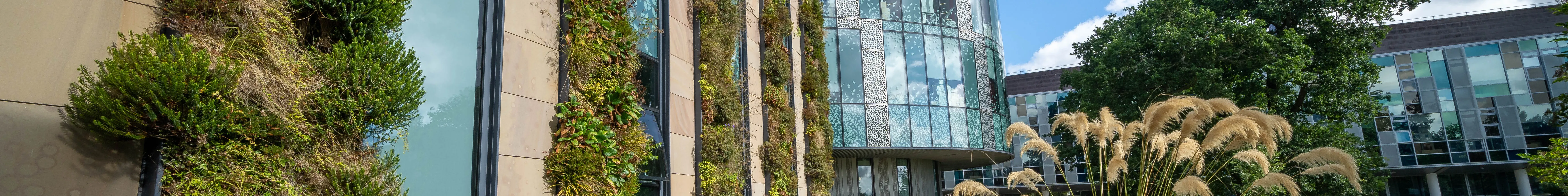 An image of the Charnock Bradley and Roslin buildings on the Easter Bush campus of the University of Edinburgh