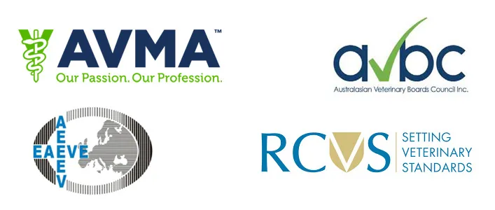 Dick Vet Accreditation logos