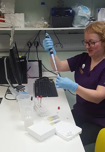 In-house laboratory and Easter Bush pathology