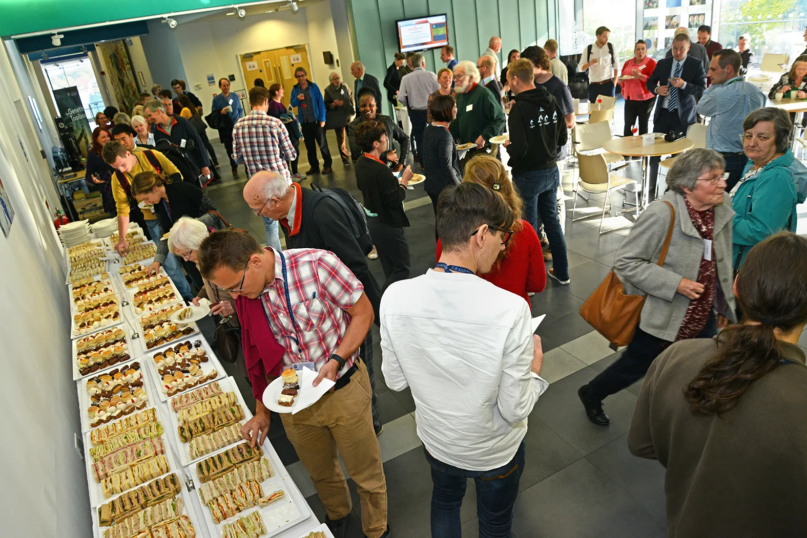 Food Evolution afternoon tea reception