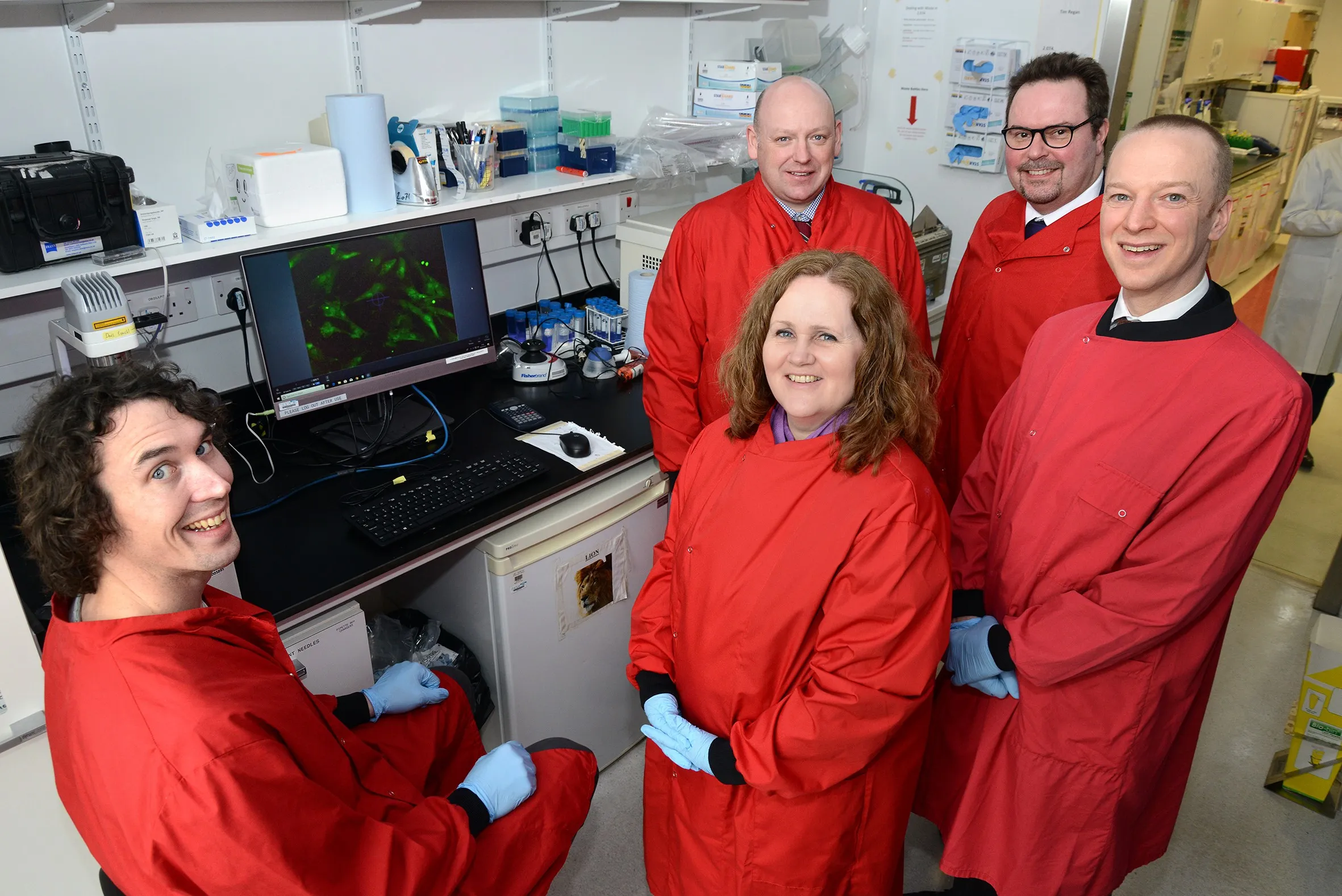 Sepsis Research visit Kenneth Baillie's lab at The Roslin Institute