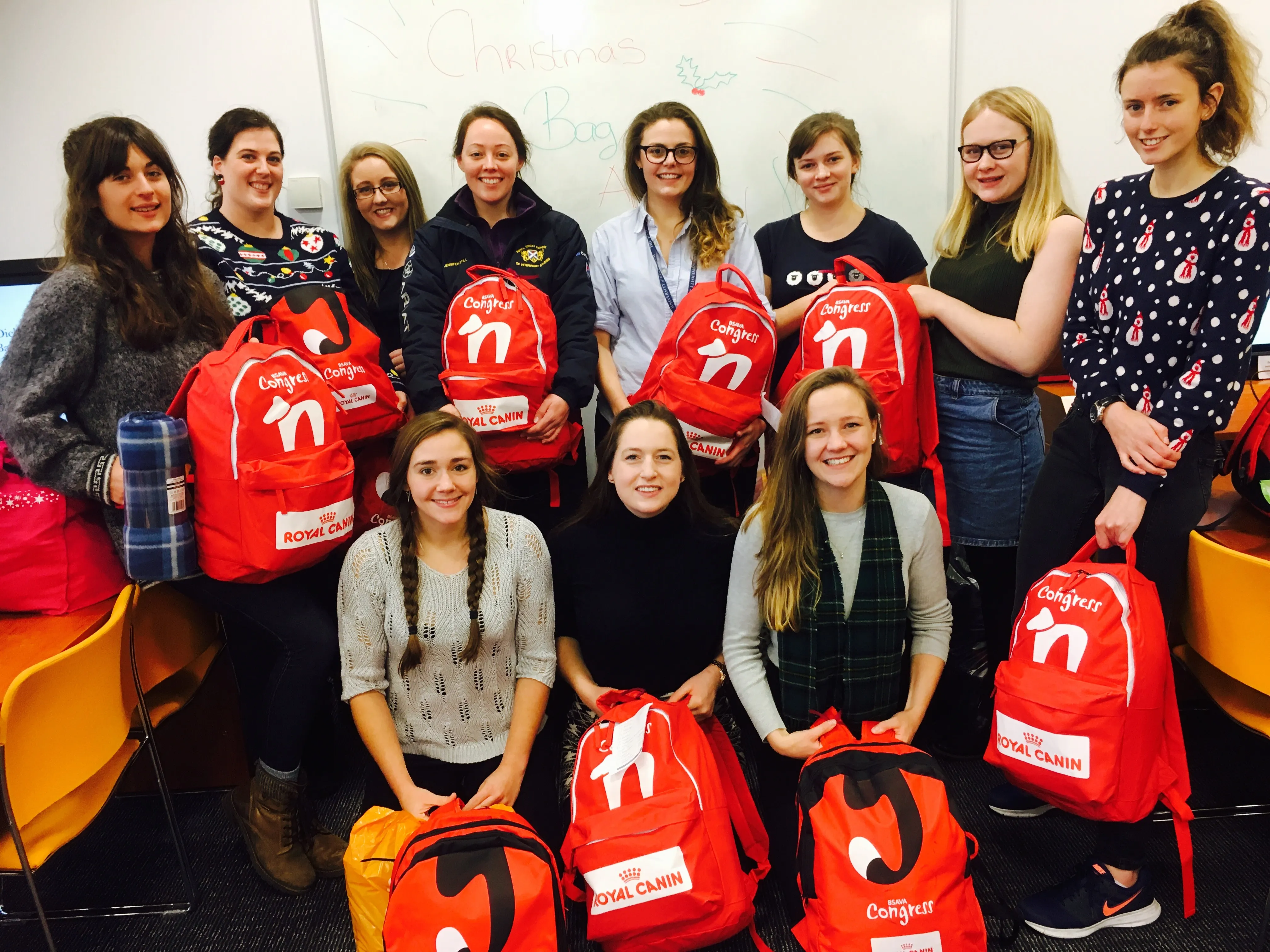 Vet School Donates for the Homeless