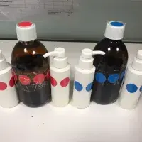 bottles of medicine