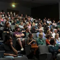 Audience listening to the lecture
