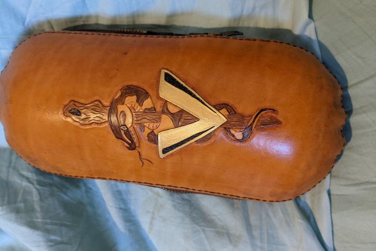 leather stethoscope case by Michelle Davidson