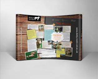 Dolly Memories exhibition stand