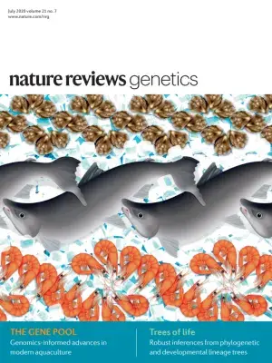 The cover of Nature Reviews Genetics featured the aquaculture team's work.