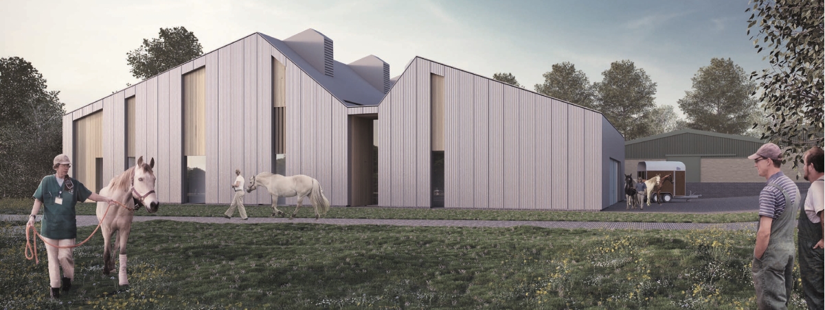 New Equine Hospital - Artists Impression - Exterior