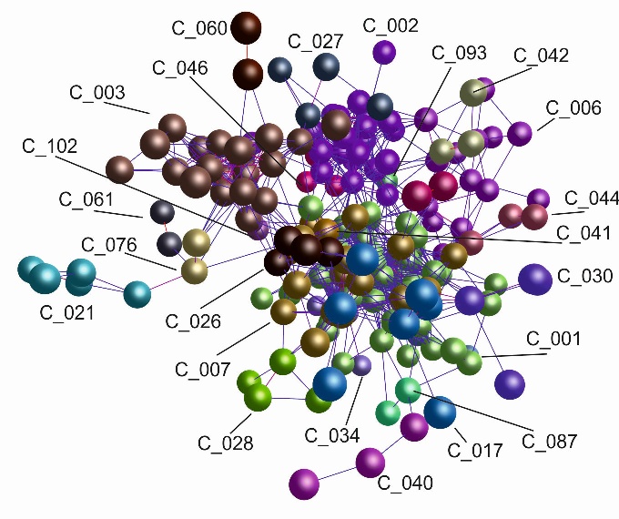 Gene expression in the skin which enabled to identify the immune cells causing inflammation in ageing skin