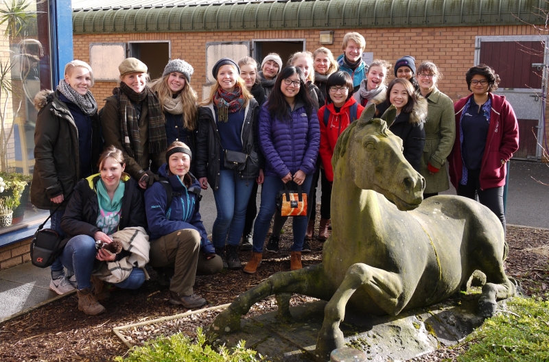 Dick Vet Students welcomed Danish students for a week-long visit as part of the IVSA initiative. 