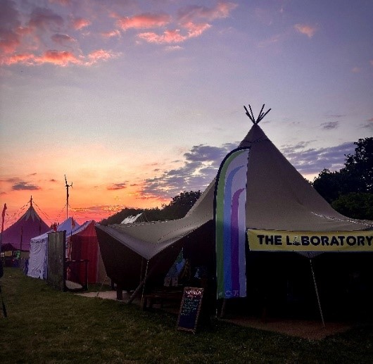 Sunset over Glastonbury