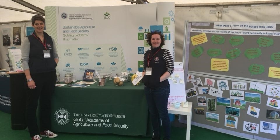 Ailidh Mackay and Susan Jarvis at the Royal Highland Show. 