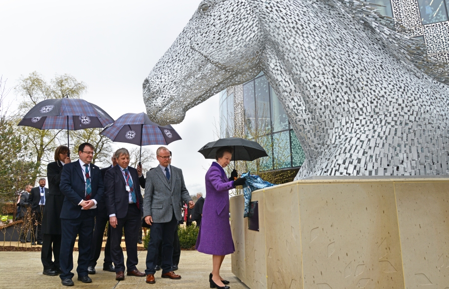 HRH The Princess Royal unveils 'Canter'