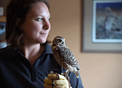 Lauren and owl