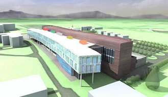 Computer Generated Image of the new Roslin Institute building