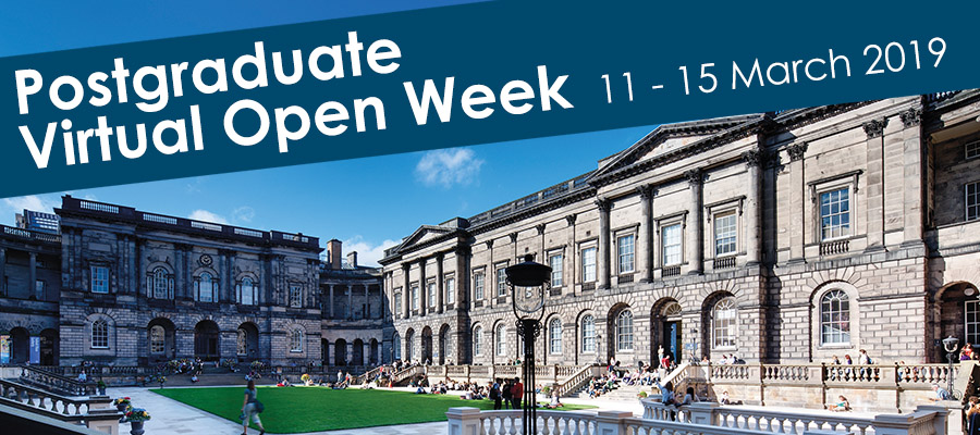 Postgraduate Virtual Open Week 11-15 March 2019