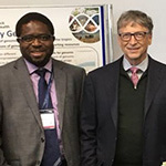 Bill Gates and Appolinaire Djikeng