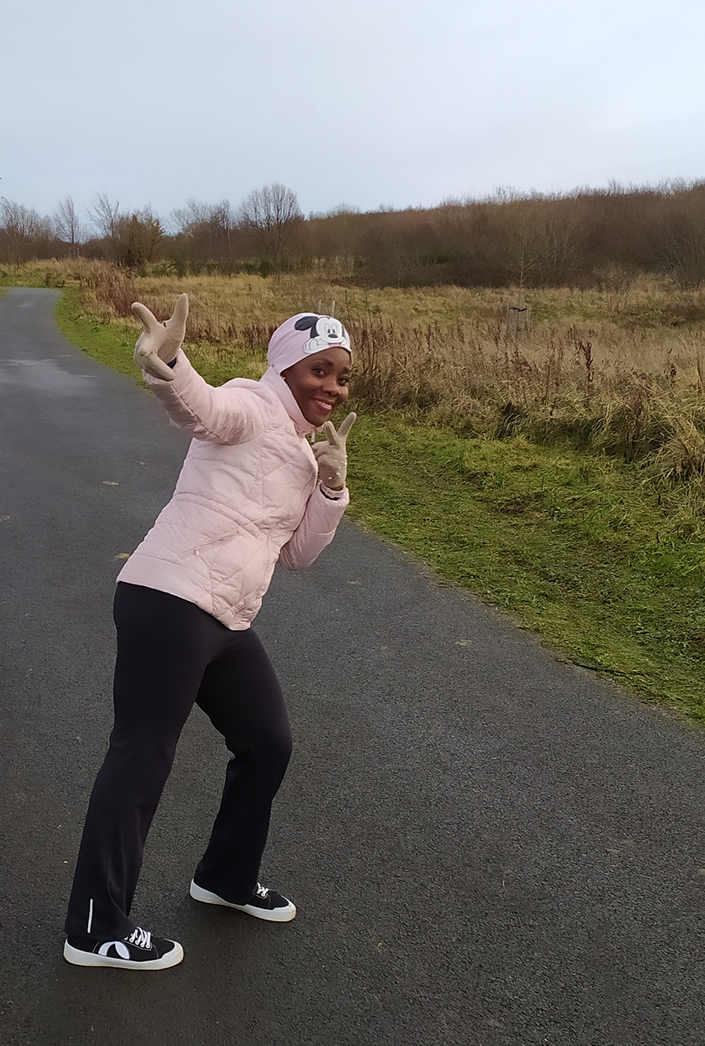 Oluyinka Opoola going on a long walk in Scotland